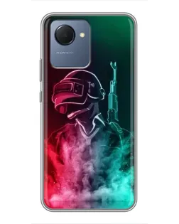 Чохол для Realme NARZO 50i Prime з картинкою «PUBG — вогняний воїн»