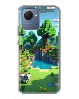 Чехол для Realme NARZO 50i Prime с картинкой «Minecraft летний день» Чехол для Realme NARZO 50i Prime с картинкой «Minecraft летний день»