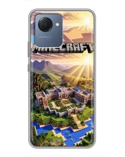 Чехол для Realme NARZO 50i Prime с картинкой «Minecraft панорама» Чехол для Realme NARZO 50i Prime с картинкой «Minecraft панорама»
