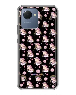 Чехол для Realme NARZO 50i Prime с картинкой «Magic Unicorn паттерн» Чехол для Realme NARZO 50i Prime с картинкой «Magic Unicorn паттерн»