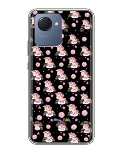 Чехол для Realme NARZO 50i Prime с картинкой «Magic Unicorn паттерн»