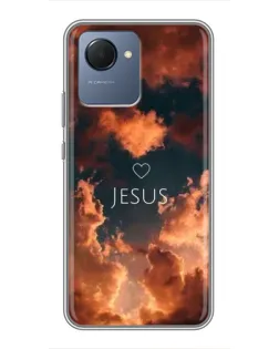Чохол для Realme NARZO 50i Prime з картинкою «Сяйво Імені Jesus»
