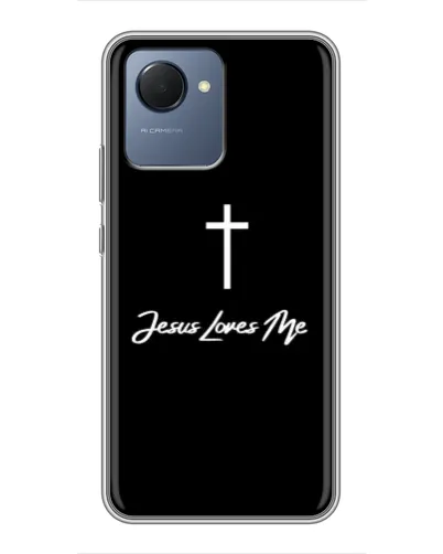 Чехол для Realme NARZO 50i Prime с картинкой «Иисус любит тебя»