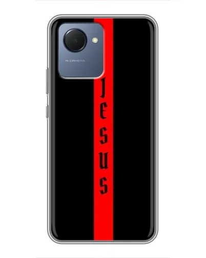 Чехол для Realme NARZO 50i Prime с картинкой «Красная линия веры»