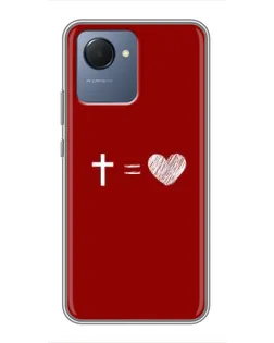 Чехол для Realme NARZO 50i Prime с картинкой «Уравнение любви»