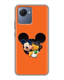 Чохол для Realme NARZO 50i Prime з картинкою «Серце Міккі Мінні»