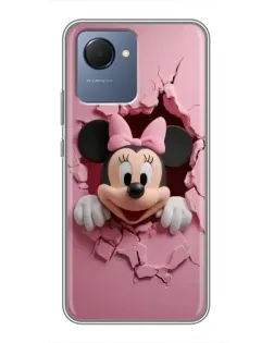 Чохол для Realme NARZO 50i Prime з картинкою «Мінні крізь стіну»