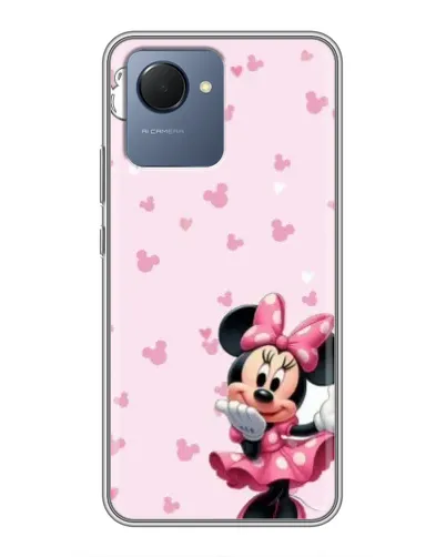 Чохол для Realme NARZO 50i Prime з картинкою «Мінні Маус та сердечка» Чохол для Realme NARZO 50i Prime з картинкою «Мінні Маус та сердечка»