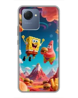 Чохол для Realme NARZO 50i Prime з картинкою «Космічний фастфуд» Чохол для Realme NARZO 50i Prime з картинкою «Космічний фастфуд»