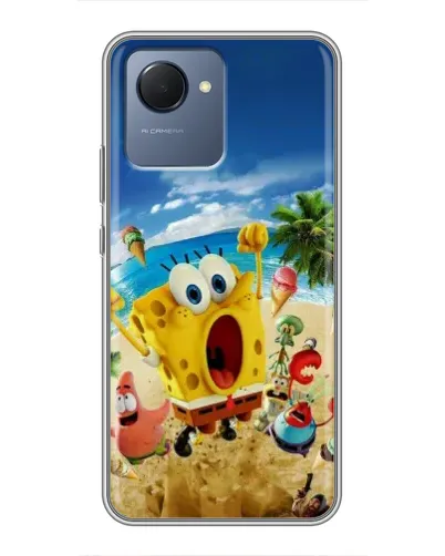 Чехол для Realme NARZO 50i Prime с картинкой «Развлечения на пляже»