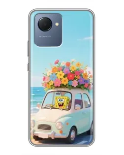 Чехол для Realme NARZO 50i Prime с картинкой «Автомобильное путешествие»
