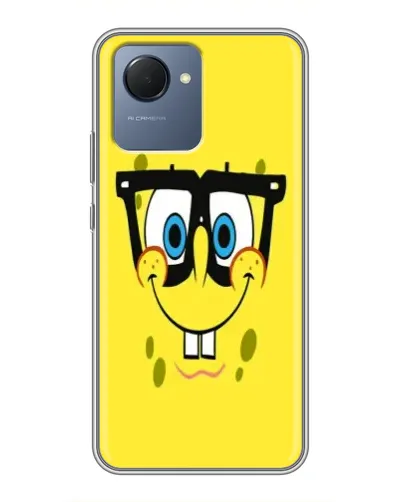Чехол для Realme NARZO 50i Prime с картинкой «Минималистичный Спанч Боб» Чехол для Realme NARZO 50i Prime с картинкой «Минималистичный Спанч Боб»