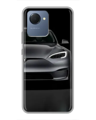 Чехол для Realme NARZO 50i Prime с картинкой «Tesla Model S Look»