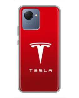 Чохол для Realme NARZO 50i Prime з картинкою «Tesla Red Classic»