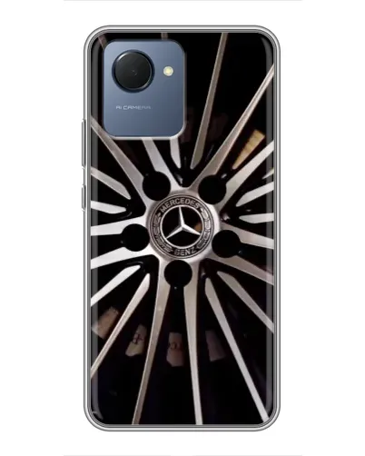 Чехол для Realme NARZO 50i Prime с картинкой «Диск Mercedes» Чехол для Realme NARZO 50i Prime с картинкой «Диск Mercedes»