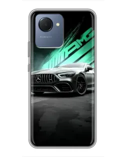 Чехол для Realme NARZO 50i Prime с картинкой «Темный Mercedes AMG»