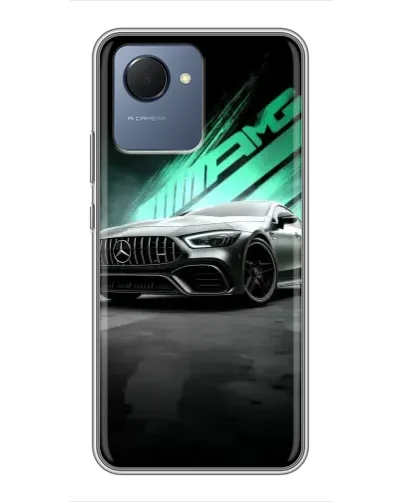 Чехол для Realme NARZO 50i Prime с картинкой «Темный Mercedes AMG» Чехол для Realme NARZO 50i Prime с картинкой «Темный Mercedes AMG»