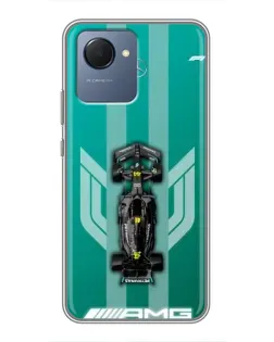 Чехол для Realme NARZO 50i Prime с картинкой «Mercedes AMG Petronas»