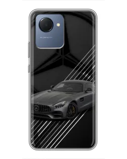 Чехол для Realme NARZO 50i Prime с картинкой «Mercedes AMG — графика»