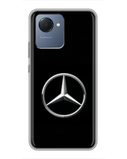 Чехол для Realme NARZO 50i Prime с картинкой «Mercedes классический лого»