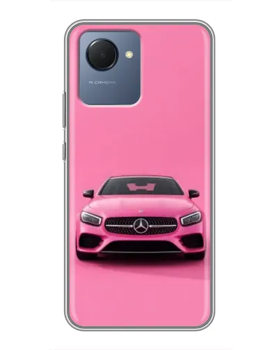 Чехол для Realme NARZO 50i Prime с картинкой «Розовый Mercedes AMG» Чехол для Realme NARZO 50i Prime с картинкой «Розовый Mercedes AMG»