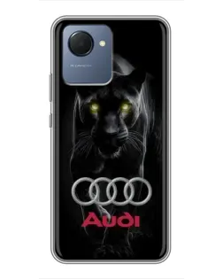 Чохол для Realme NARZO 50i Prime з картинкою «Пантера та Audi»