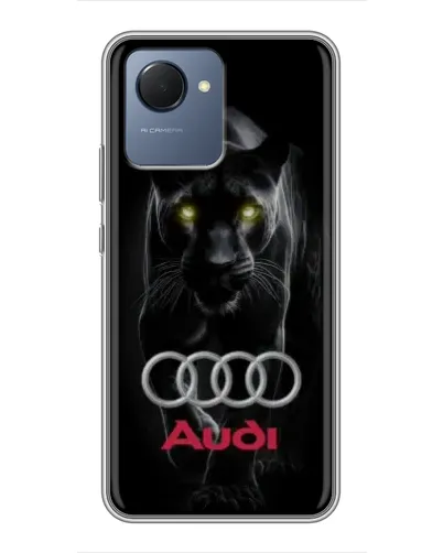 Чохол для Realme NARZO 50i Prime з картинкою «Пантера та Audi» Чохол для Realme NARZO 50i Prime з картинкою «Пантера та Audi»