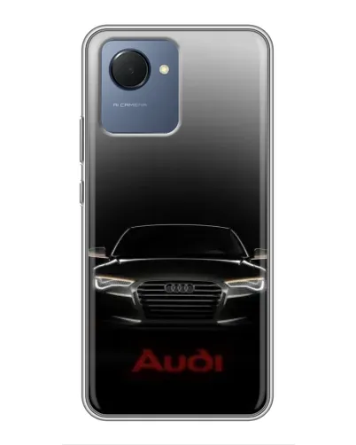 Чохол для Realme NARZO 50i Prime з картинкою «Audi — градієнтний контур» Чохол для Realme NARZO 50i Prime з картинкою «Audi — градієнтний контур»