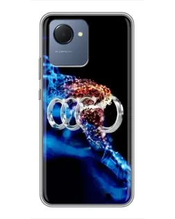 Чохол для Realme NARZO 50i Prime з картинкою «Енергія лого Audi»