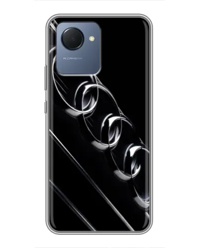 Чохол для Realme NARZO 50i Prime з картинкою «Audi — абстрактні кільця» Чохол для Realme NARZO 50i Prime з картинкою «Audi — абстрактні кільця»