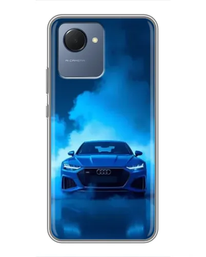 Чохол для Realme NARZO 50i Prime з картинкою «Audi — блакитна енергія» Чохол для Realme NARZO 50i Prime з картинкою «Audi — блакитна енергія»