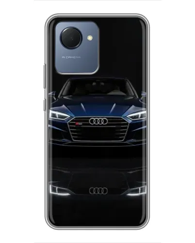 Чохол для Realme NARZO 50i Prime з картинкою «Audi — нічне відображення» Чохол для Realme NARZO 50i Prime з картинкою «Audi — нічне відображення»