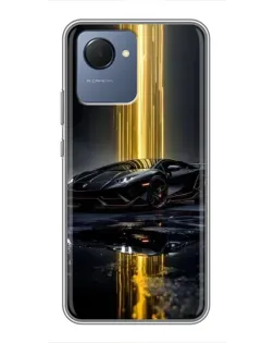 Чохол для Realme NARZO 50i Prime з картинкою «Нічний Lamborghini драйв»