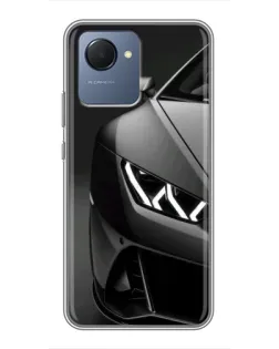 Чохол для Realme NARZO 50i Prime з картинкою «Lamborghini фари деталізація»