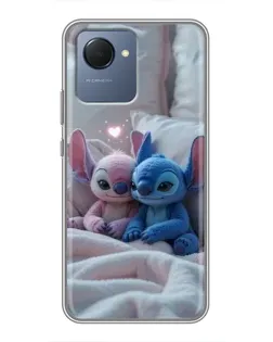 Чохол для Realme NARZO 50i Prime з картинкою «Плюшеві Стіч Ангел»