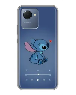 Чохол для Realme NARZO 50i Prime з картинкою «Музичний Stitch»