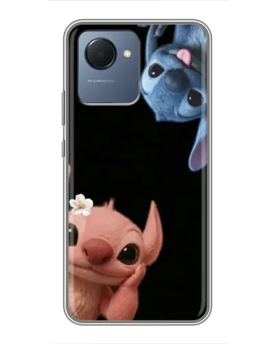 Чехол для Realme NARZO 50i Prime с картинкой «Фиолетовый туман роз»