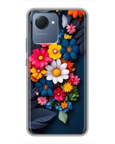 Чехол для Realme NARZO 50i Prime с картинкой «Цветочная феерия» Чехол для Realme NARZO 50i Prime с картинкой «Цветочная феерия»