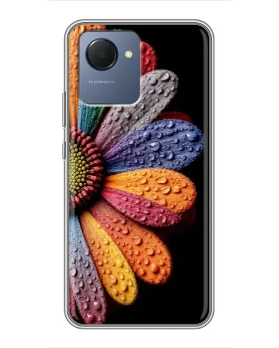 Чехол для Realme NARZO 50i Prime с картинкой «Радужный цветок» Чехол для Realme NARZO 50i Prime с картинкой «Радужный цветок»