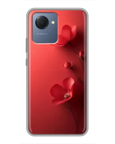 Чехол для Realme NARZO 50i Prime с картинкой «Маковые соцветия» Чехол для Realme NARZO 50i Prime с картинкой «Маковые соцветия»
