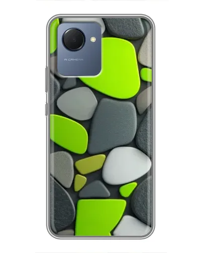Чехол для Realme NARZO 50i Prime с картинкой «Яркая неоновая галька» Чехол для Realme NARZO 50i Prime с картинкой «Яркая неоновая галька»
