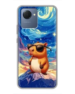 Чохол для Realme NARZO 50i Prime з картинкою «Капібара Ван Гога»