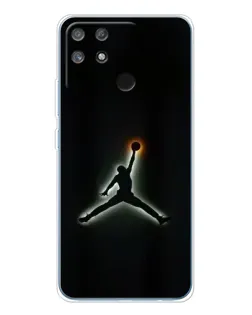 Чехол для Realme NARZO 80 Lite 4G с картинкой «Jordan Gradient Logo» Чехол для Realme NARZO 80 Lite 4G с картинкой «Jordan Gradient Logo»