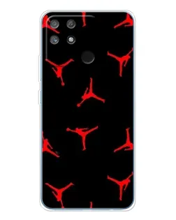 Чехол для Realme NARZO 80 Lite 4G с картинкой «Jordan Red Pattern» Чехол для Realme NARZO 80 Lite 4G с картинкой «Jordan Red Pattern»