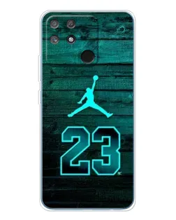 Чехол для Realme NARZO 80 Lite 4G с картинкой «Jordan Cyan 23» Чехол для Realme NARZO 80 Lite 4G с картинкой «Jordan Cyan 23»