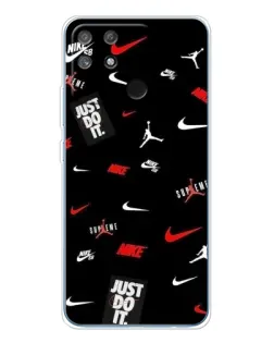 Чехол для Realme NARZO 80 Lite 4G с картинкой «Nike Mix Pattern» Чехол для Realme NARZO 80 Lite 4G с картинкой «Nike Mix Pattern»