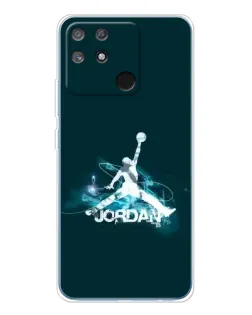 Чехол для Realme NARZO 80 Lite 4G с картинкой «Jordan Blue Fire» Чехол для Realme NARZO 80 Lite 4G с картинкой «Jordan Blue Fire»