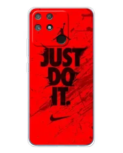 Чехол для Realme NARZO 80 Lite 4G с картинкой «Nike Just Do It» Чехол для Realme NARZO 80 Lite 4G с картинкой «Nike Just Do It»
