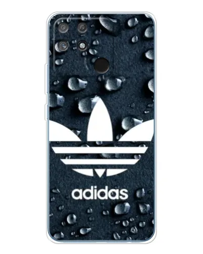 Чехол для Realme NARZO 80 Lite 4G с картинкой «Adidas Trefoil Blue» Чехол для Realme NARZO 80 Lite 4G с картинкой «Adidas Trefoil Blue»