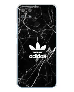 Чехол для Realme NARZO 80 Lite 4G с картинкой «Белый мрамор Adidas» Чехол для Realme NARZO 80 Lite 4G с картинкой «Белый мрамор Adidas»